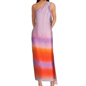 Gianni Bini Kenya One Shoulder Ombre Dress Prom, Social Dress